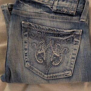 Big Star Women's Faded Blue Boot Cut Jeans